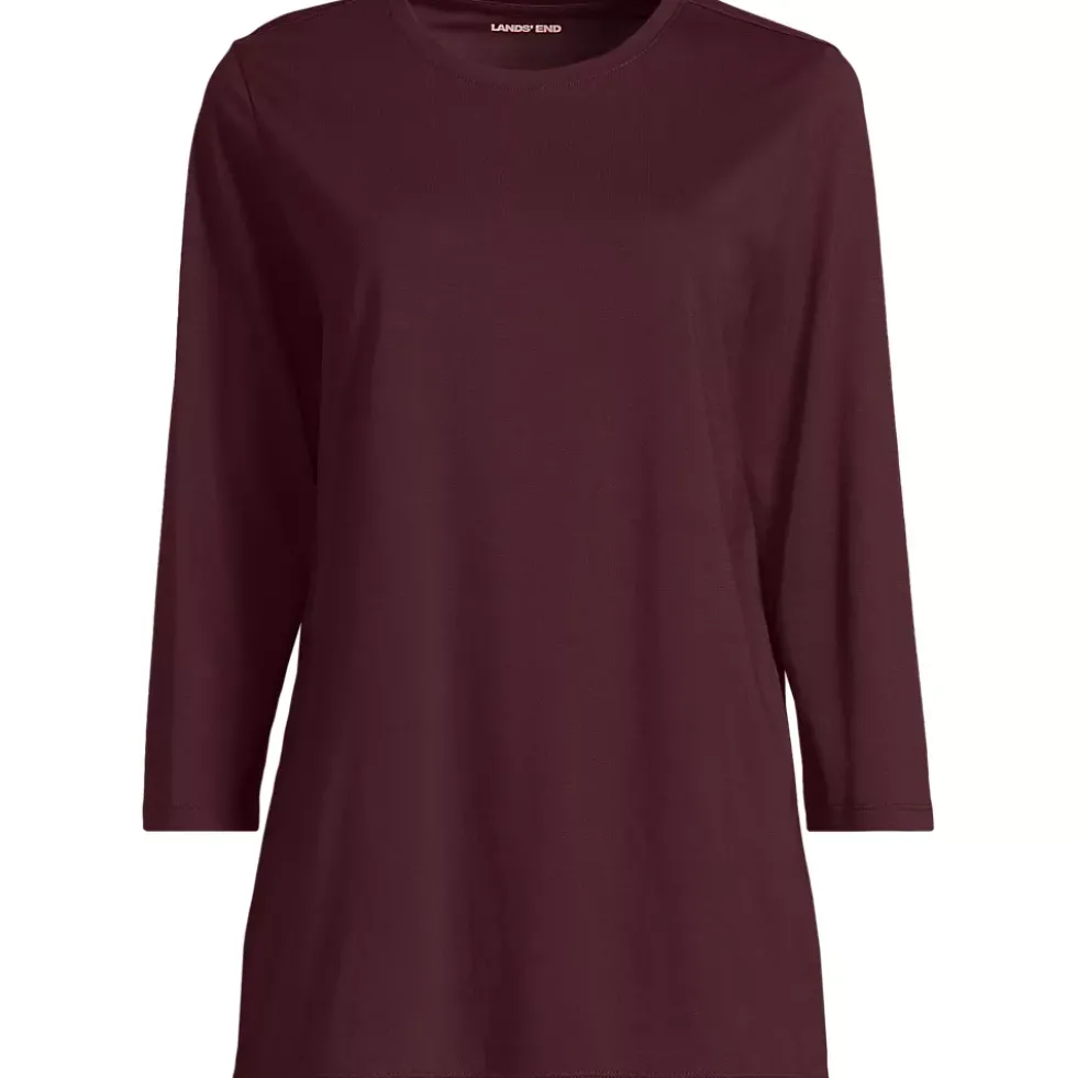 Women's 3/4 Sleeve Cotton Supima Tunic