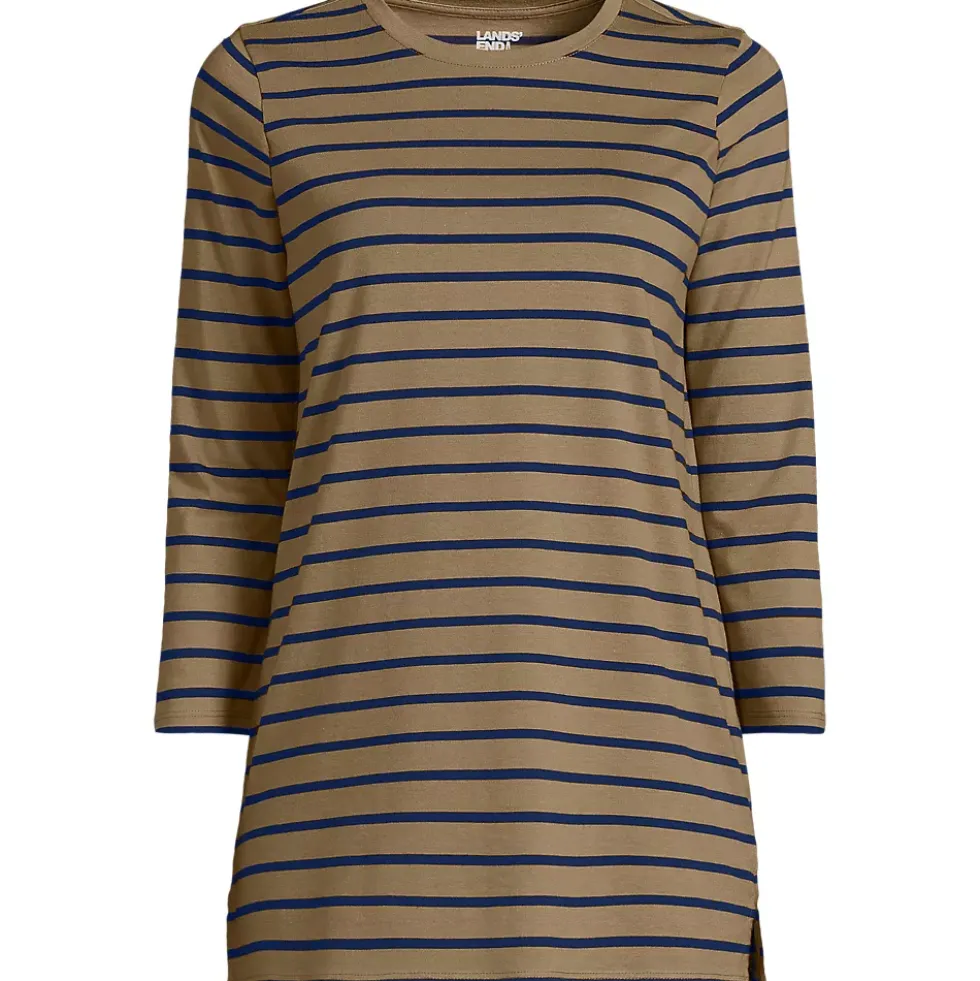 Women's 3/4 Sleeve Cotton Supima Tunic