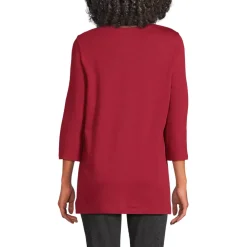 Women's 3/4 Sleeve Cotton Supima Tunic