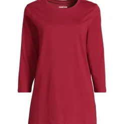 Women's 3/4 Sleeve Cotton Supima Tunic