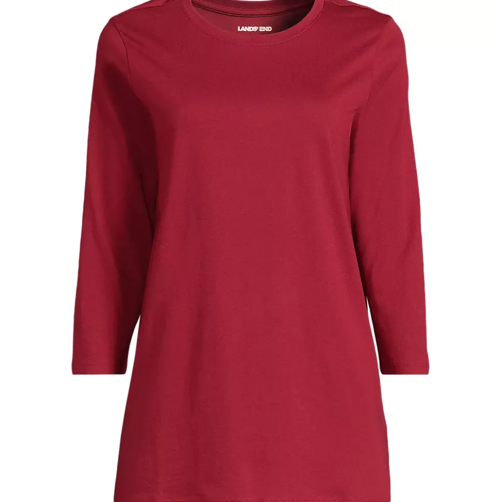 Women's 3/4 Sleeve Cotton Supima Tunic