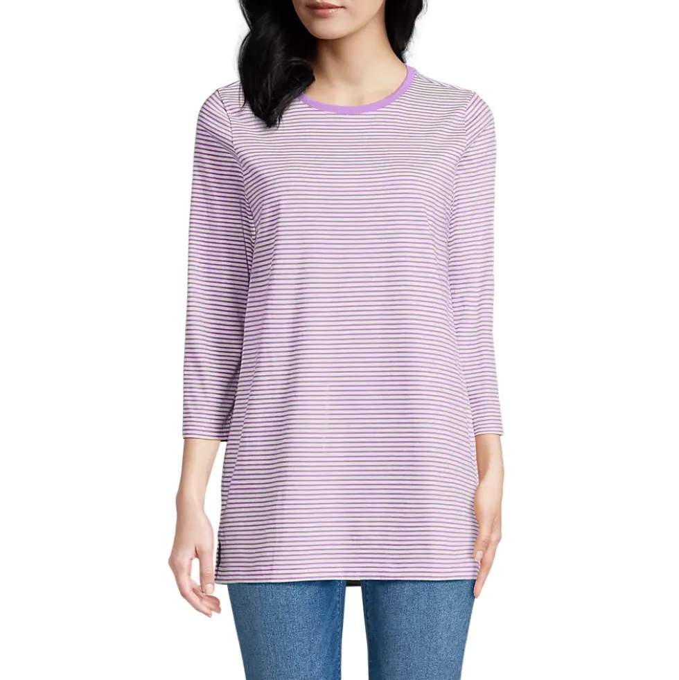 Women's 3/4 Sleeve Cotton Supima Tunic