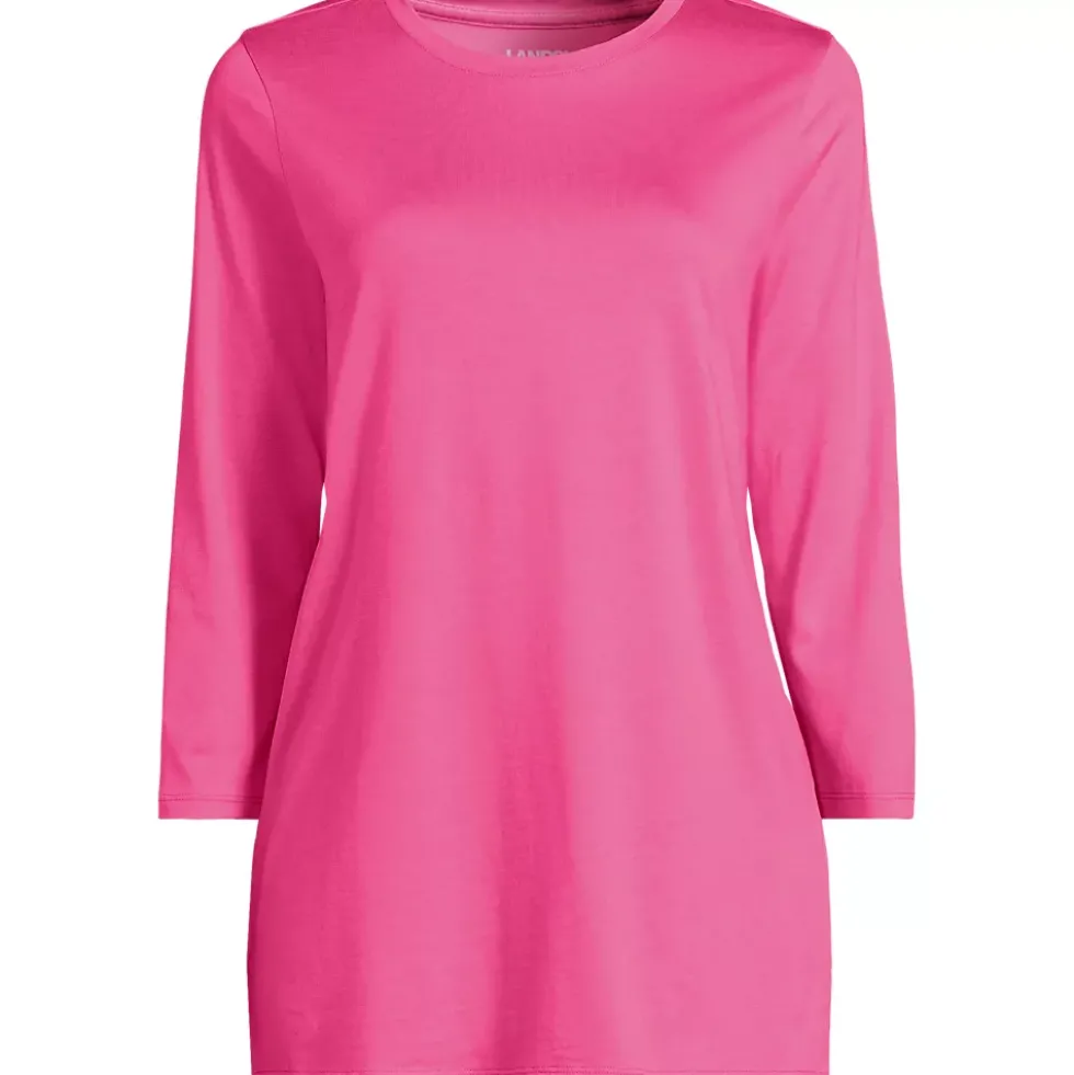 Women's 3/4 Sleeve Cotton Supima Tunic