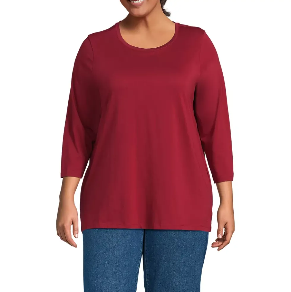 Women's 3/4 Sleeve Cotton Supima Tunic