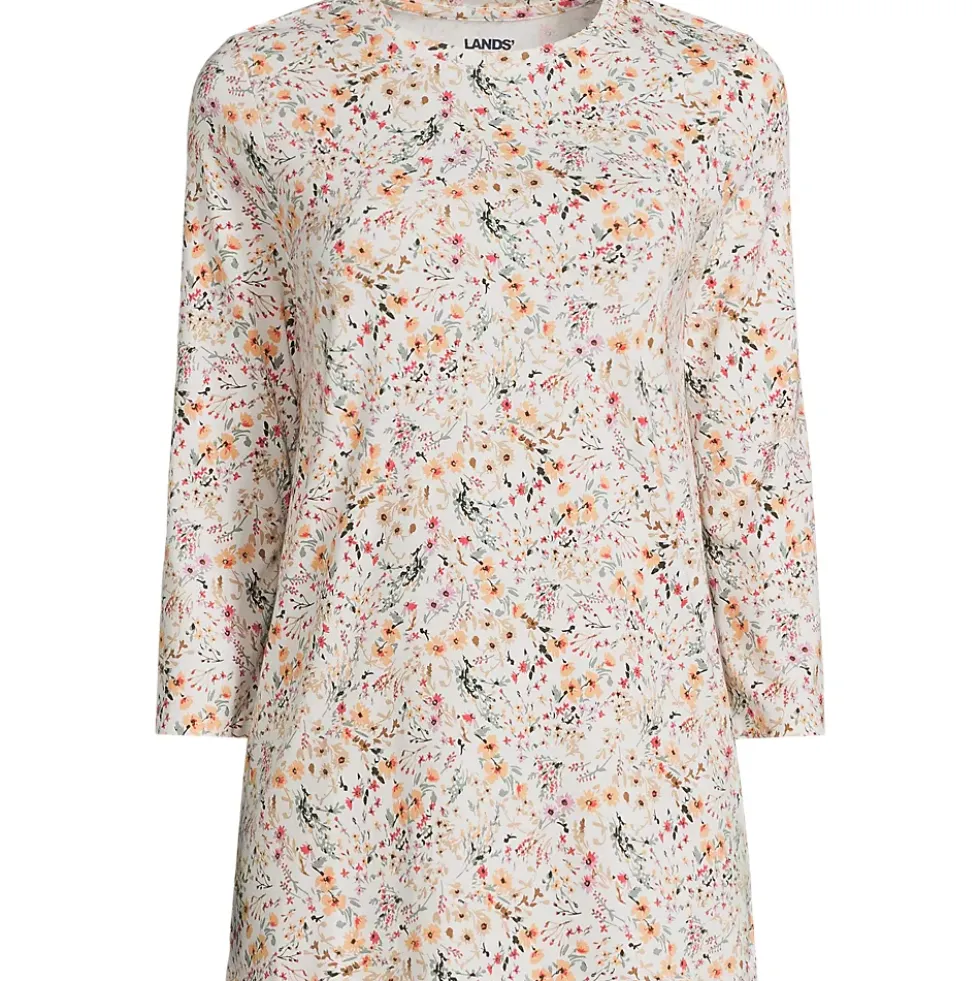 Women's 3/4 Sleeve Cotton Supima Tunic