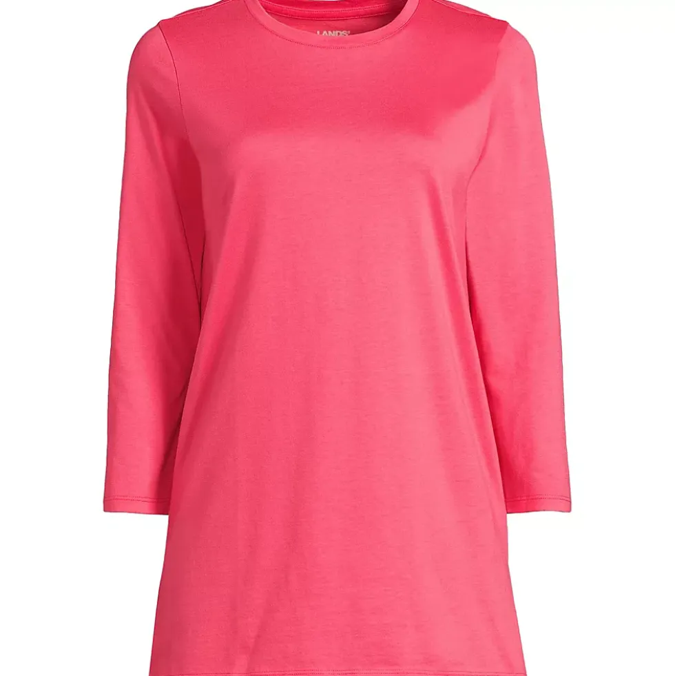 Women's 3/4 Sleeve Cotton Supima Tunic