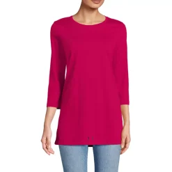 Women's 3/4 Sleeve Cotton Supima Tunic