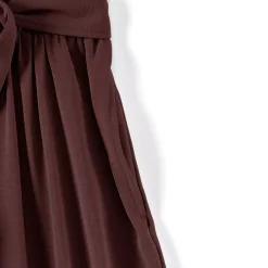 Women's Sleeveless Creaseless Wrap Jumpsuit with Smocked Waist