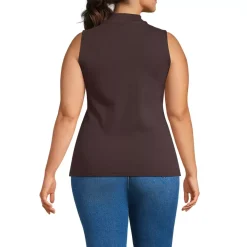 Women's Sleeveless Polished Essentials Mock Neck Top