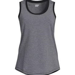 Women's Sleeveless Power Performance Scoop Neck Curved Hem Tunic Tank