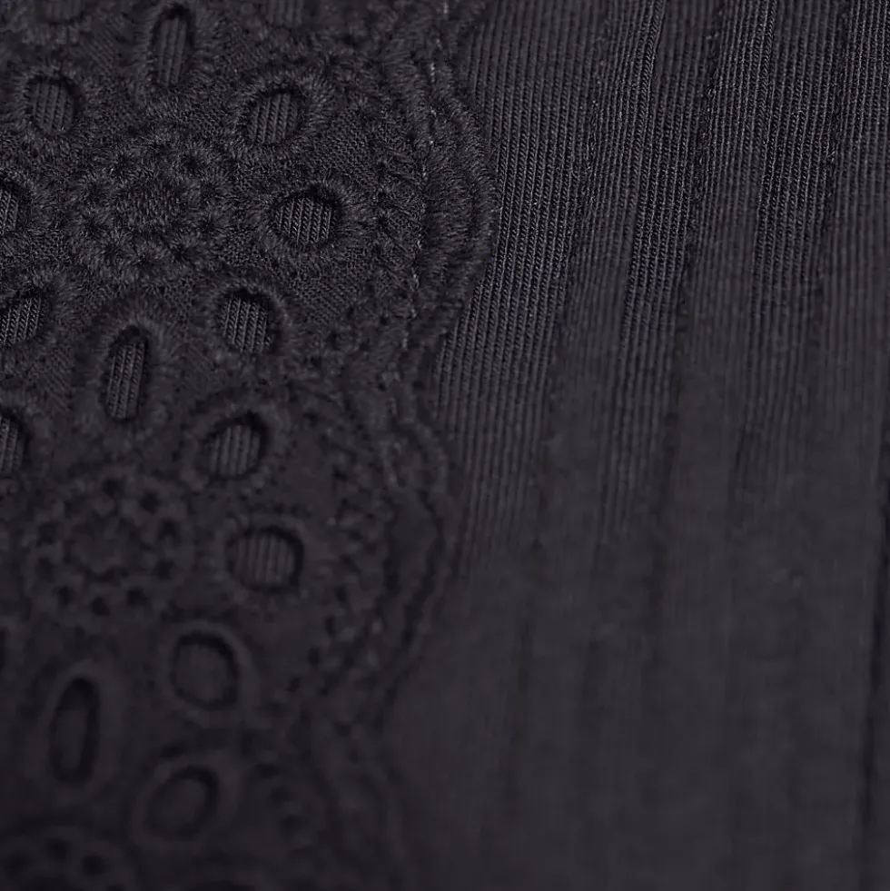 Women's 3/4 Sleeve Lightweight Jersey Embellished Top