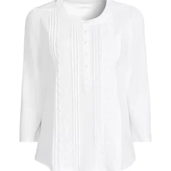 Women's 3/4 Sleeve Lightweight Jersey Embellished Top