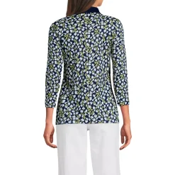 Women's 3/4 Sleeve Supima Cotton Polo Shirt