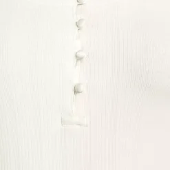 Women's 3/4 Sleeve Variegated Micro Rib Henley