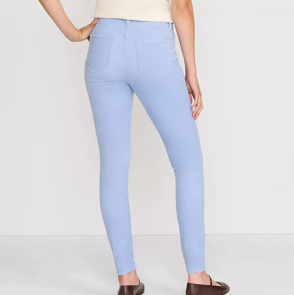 Women's Slender High Rise Corduroy Skinny Pants