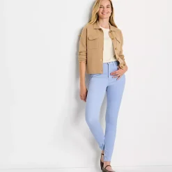 Women's Slender High Rise Corduroy Skinny Pants