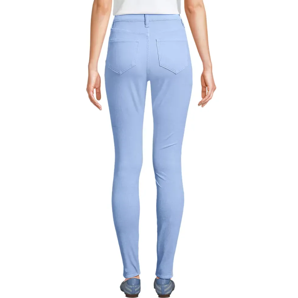 Women's Slender High Rise Corduroy Skinny Pants