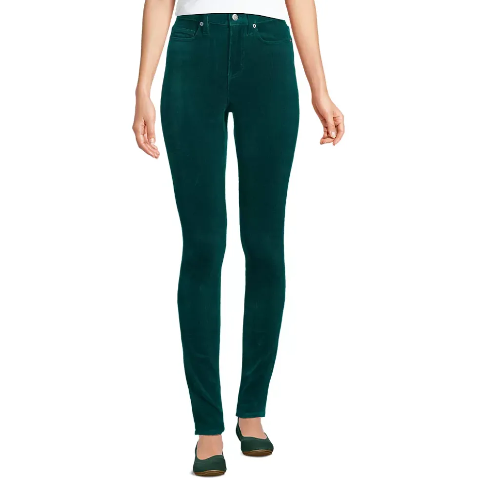 Women's Slender High Rise Corduroy Skinny Pants