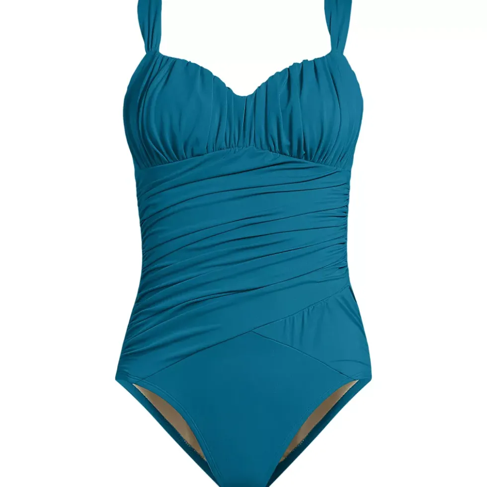 Women's Slender Lite Sweetheart Shirred One Piece
