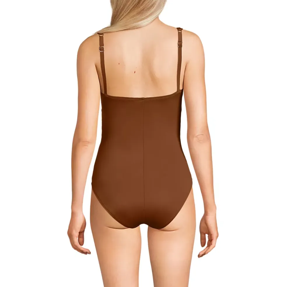 Women's Slender Lite Sweetheart Shirred One Piece
