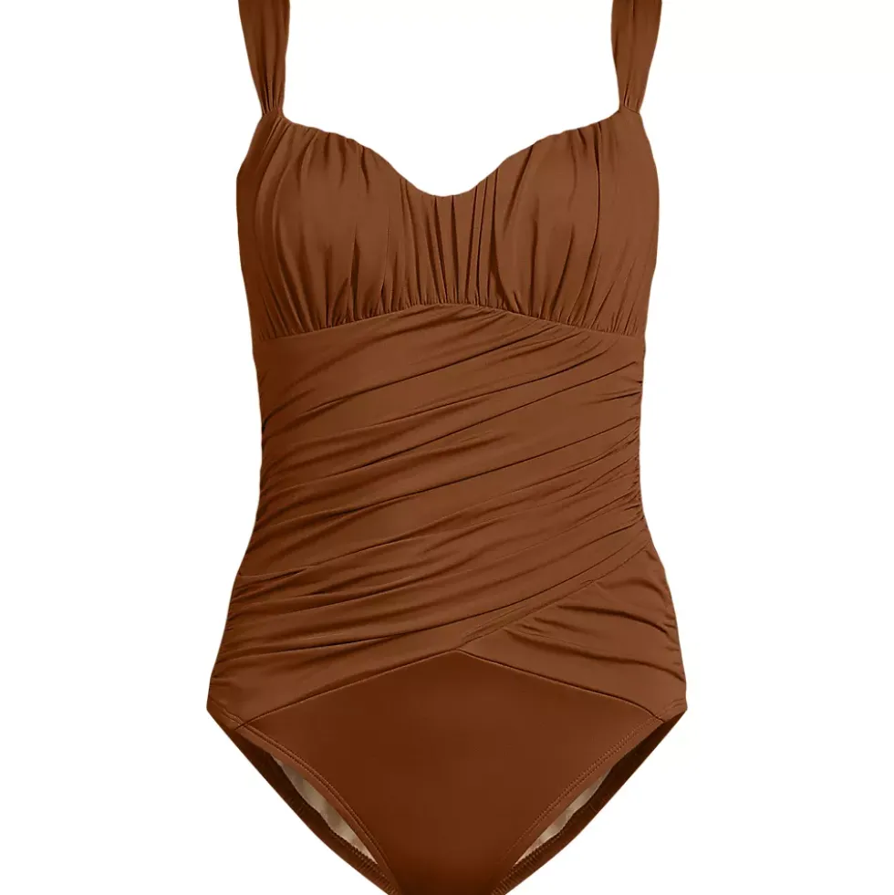 Women's Slender Lite Sweetheart Shirred One Piece