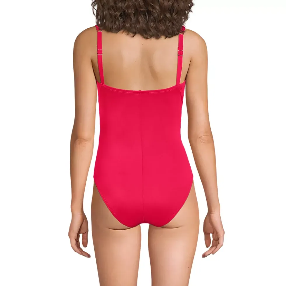 Women's Slender Lite Sweetheart Shirred One Piece