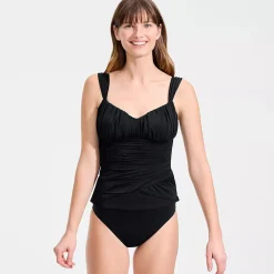 Women's Slender Lite Sweetheart Shirred Tankini