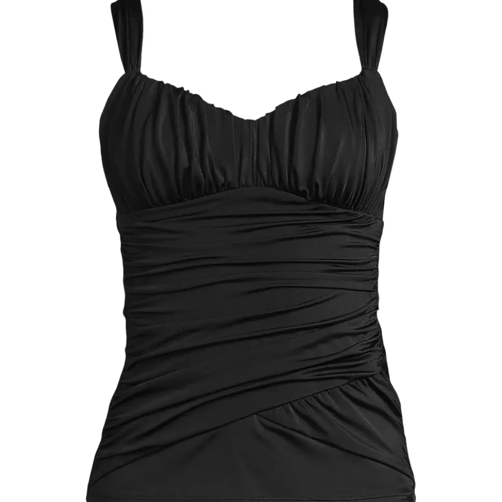 Women's Slender Lite Sweetheart Shirred Tankini
