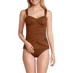 Women's Slender Lite Sweetheart Shirred Tankini