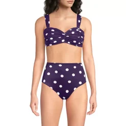 Women's Slender Lite Sweetheart Shirred Bikini Top