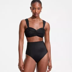 Women's Slender Lite Sweetheart Shirred Bikini Top