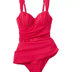 Women's Slender Lite Sweetheart Shirred Swim Dress