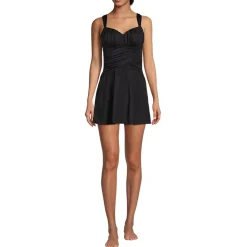 Women's Slender Lite Sweetheart Shirred Swim Dress