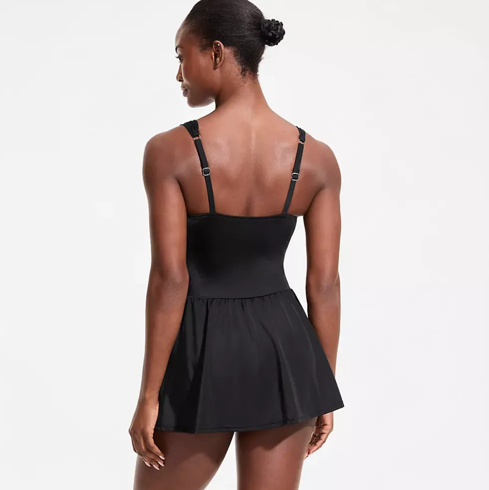 Women's Slender Lite Sweetheart Shirred Swim Dress