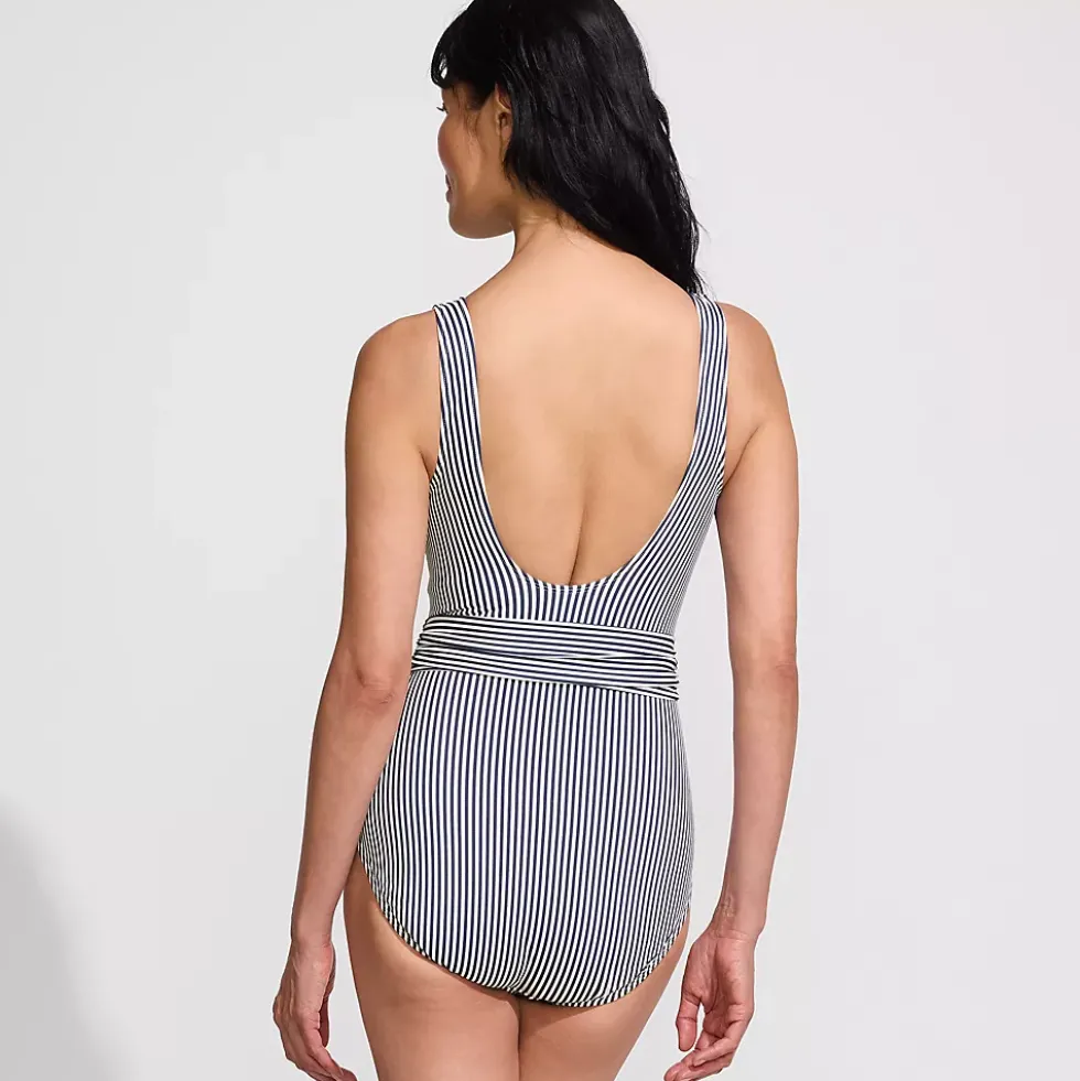 Women's SlenderSuit Belted Sweetheart One Piece