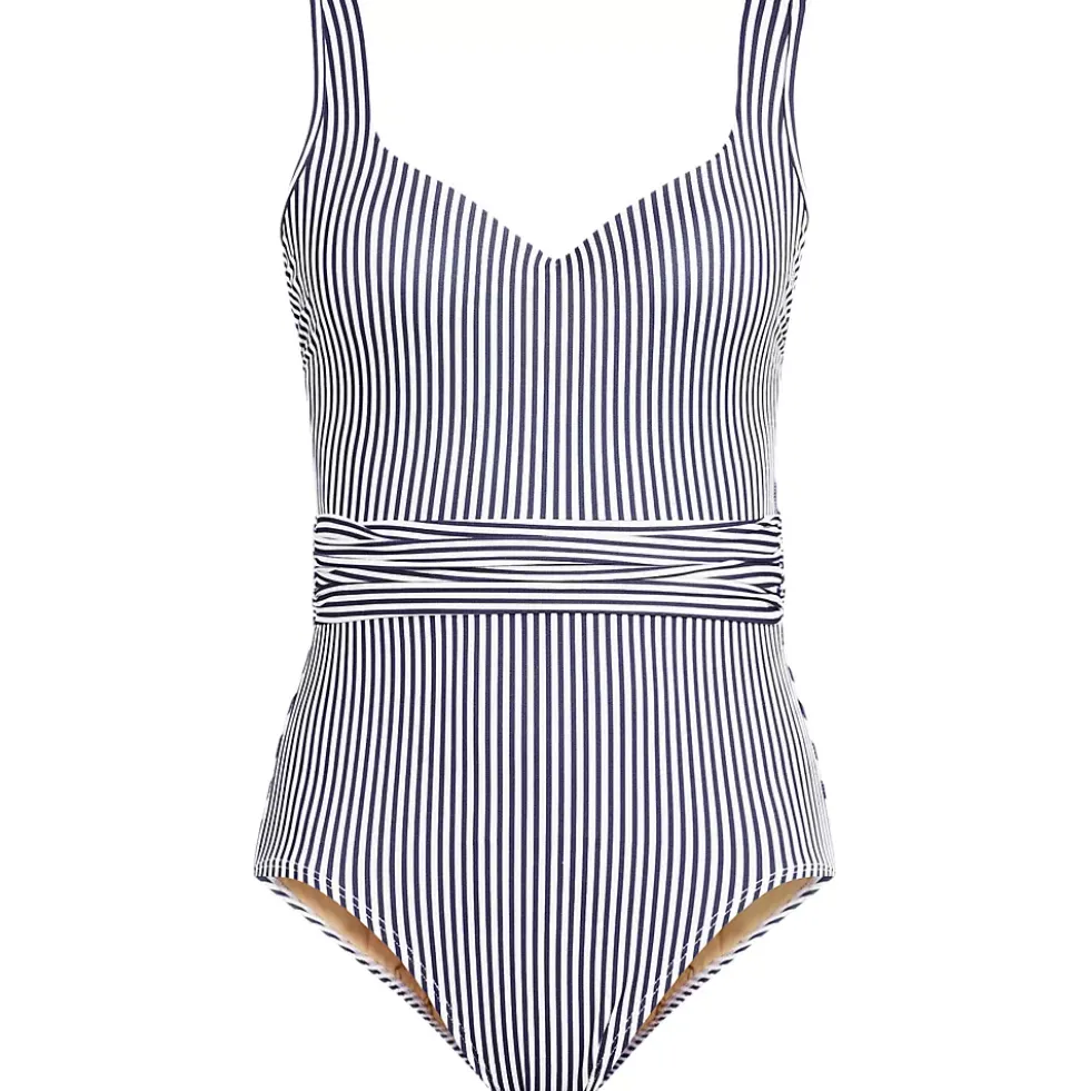 Women's SlenderSuit Belted Sweetheart One Piece