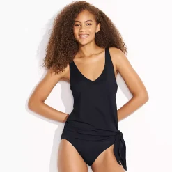 Women's SlenderSuit Fauxkini Low Leg One Piece Swimsuit