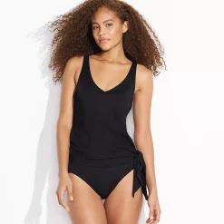 Women's SlenderSuit Fauxkini Low Leg One Piece Swimsuit