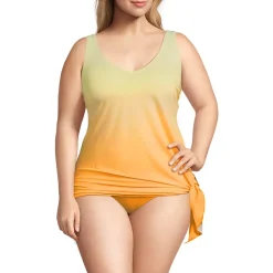 Women's SlenderSuit Fauxkini Low Leg One Piece Swimsuit