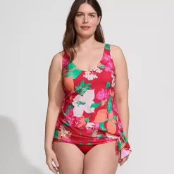 Women's SlenderSuit Fauxkini Low Leg One Piece Swimsuit