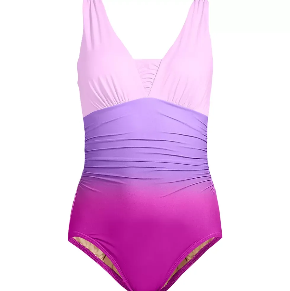 Women's SlenderSuit Grecian Low Leg One Piece Swimsuit