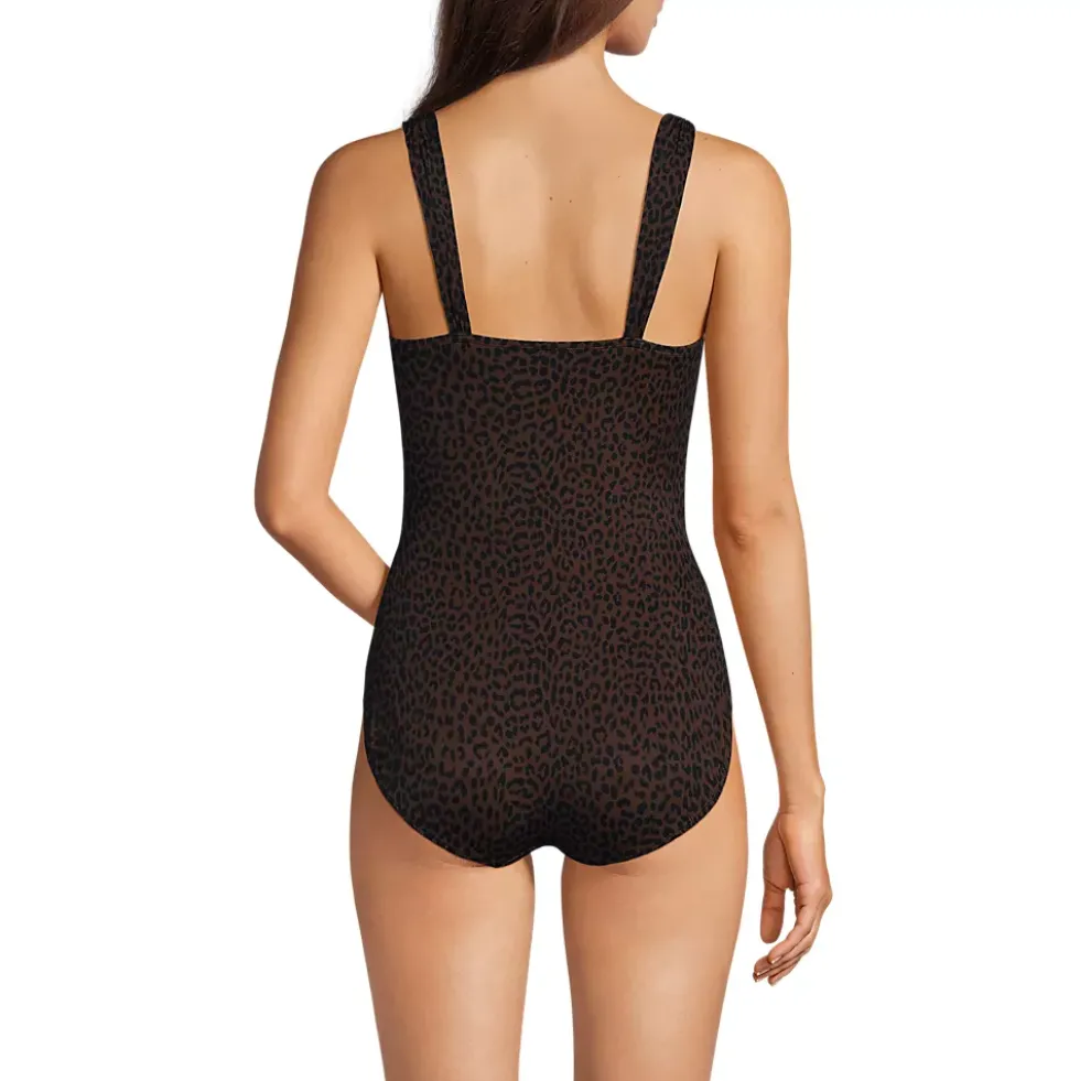Women's SlenderSuit Grecian Low Leg One Piece Swimsuit