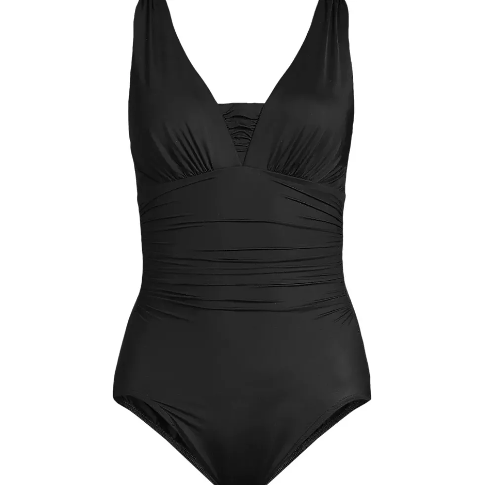 Women's SlenderSuit Grecian Low Leg One Piece Swimsuit