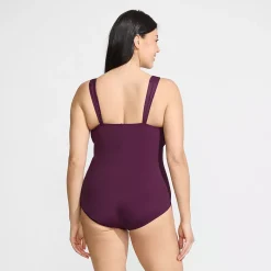 Women's SlenderSuit Grecian Low Leg One Piece Swimsuit