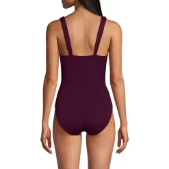 Women's SlenderSuit Grecian Low Leg One Piece Swimsuit
