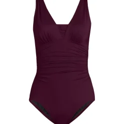 Women's SlenderSuit Grecian Low Leg One Piece Swimsuit