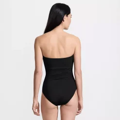 Women's SlenderSuit Multi-Way Bandeau High Leg One Piece Swimsuit