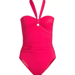 Women's SlenderSuit Multi-Way Bandeau High Leg One Piece Swimsuit