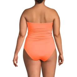 Women's SlenderSuit Multi-Way Bandeau High Leg One Piece Swimsuit