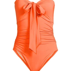 Women's SlenderSuit Multi-Way Bandeau High Leg One Piece Swimsuit